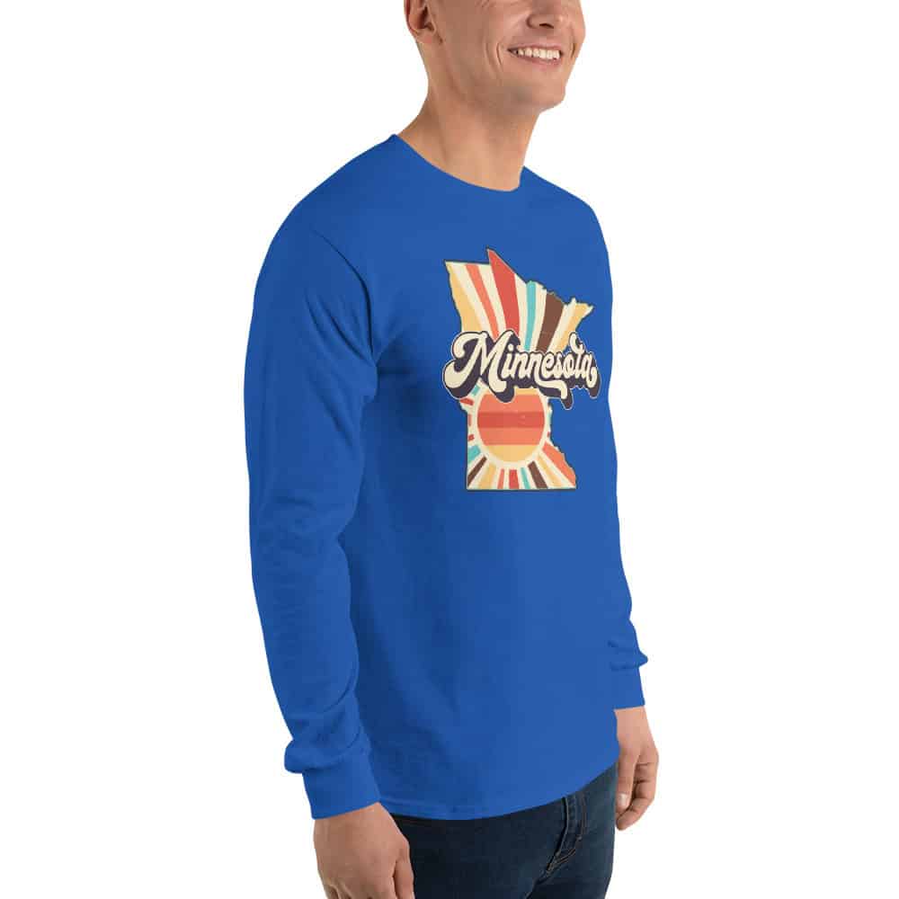 Minnesota Sunburst | Men’s Long Sleeve Shirt