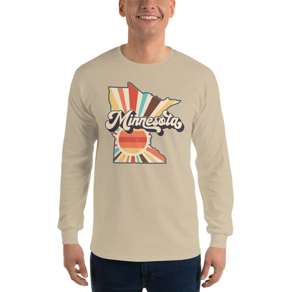 Minnesota Sunburst | Men’s Long Sleeve Shirt