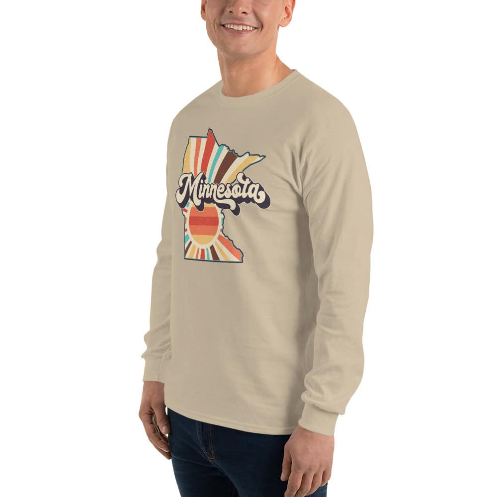 Minnesota Sunburst | Men’s Long Sleeve Shirt