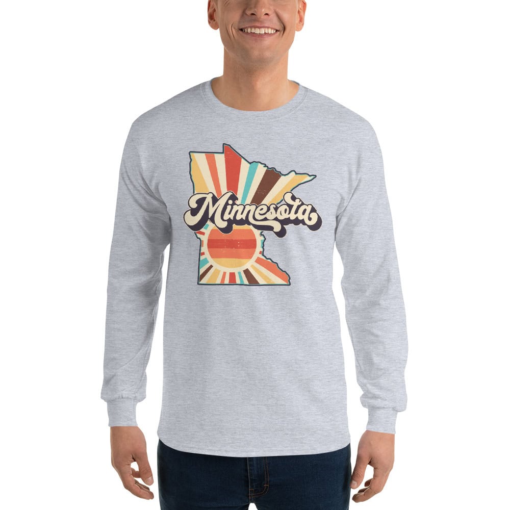 Minnesota Sunburst | Men’s Long Sleeve Shirt