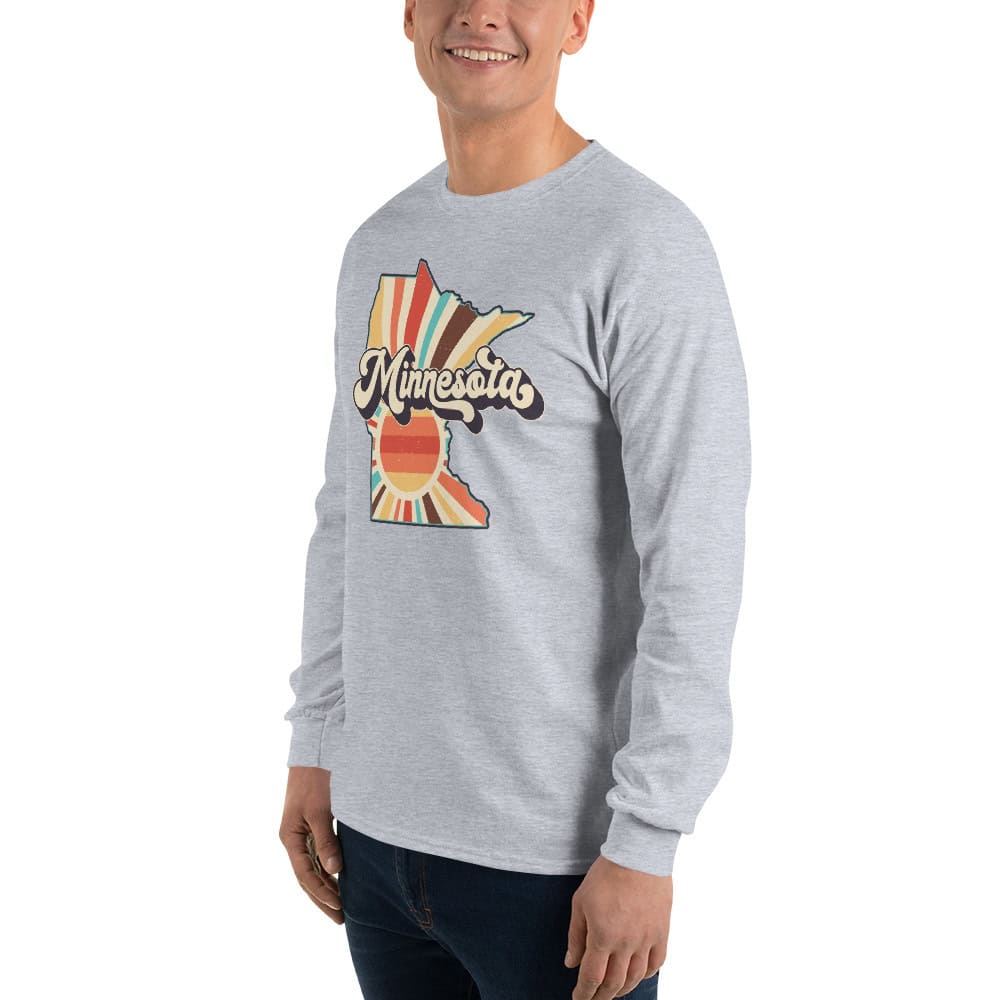 Minnesota Sunburst | Men’s Long Sleeve Shirt