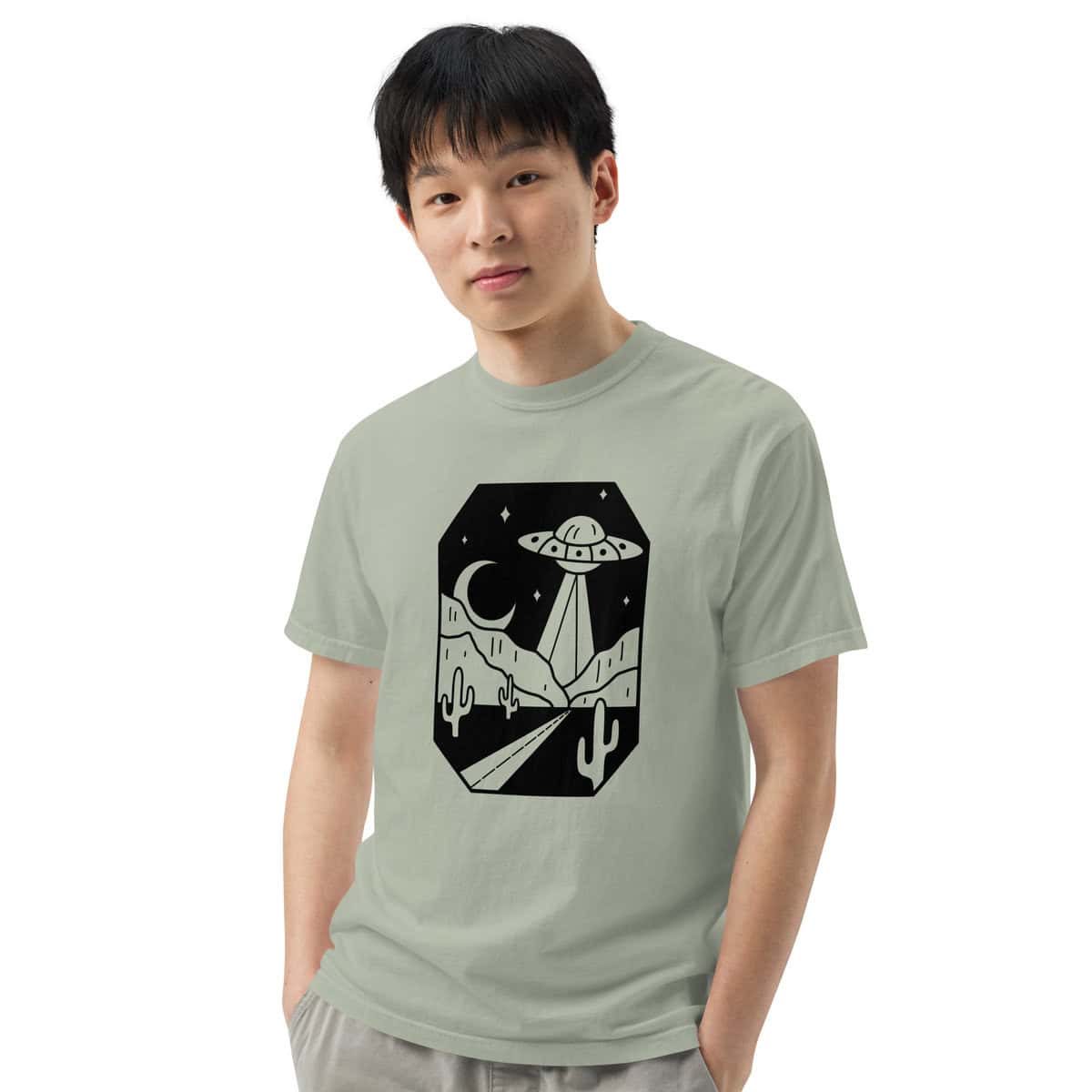 Desert UFO | Unisex garment-dyed heavyweight t-shirt