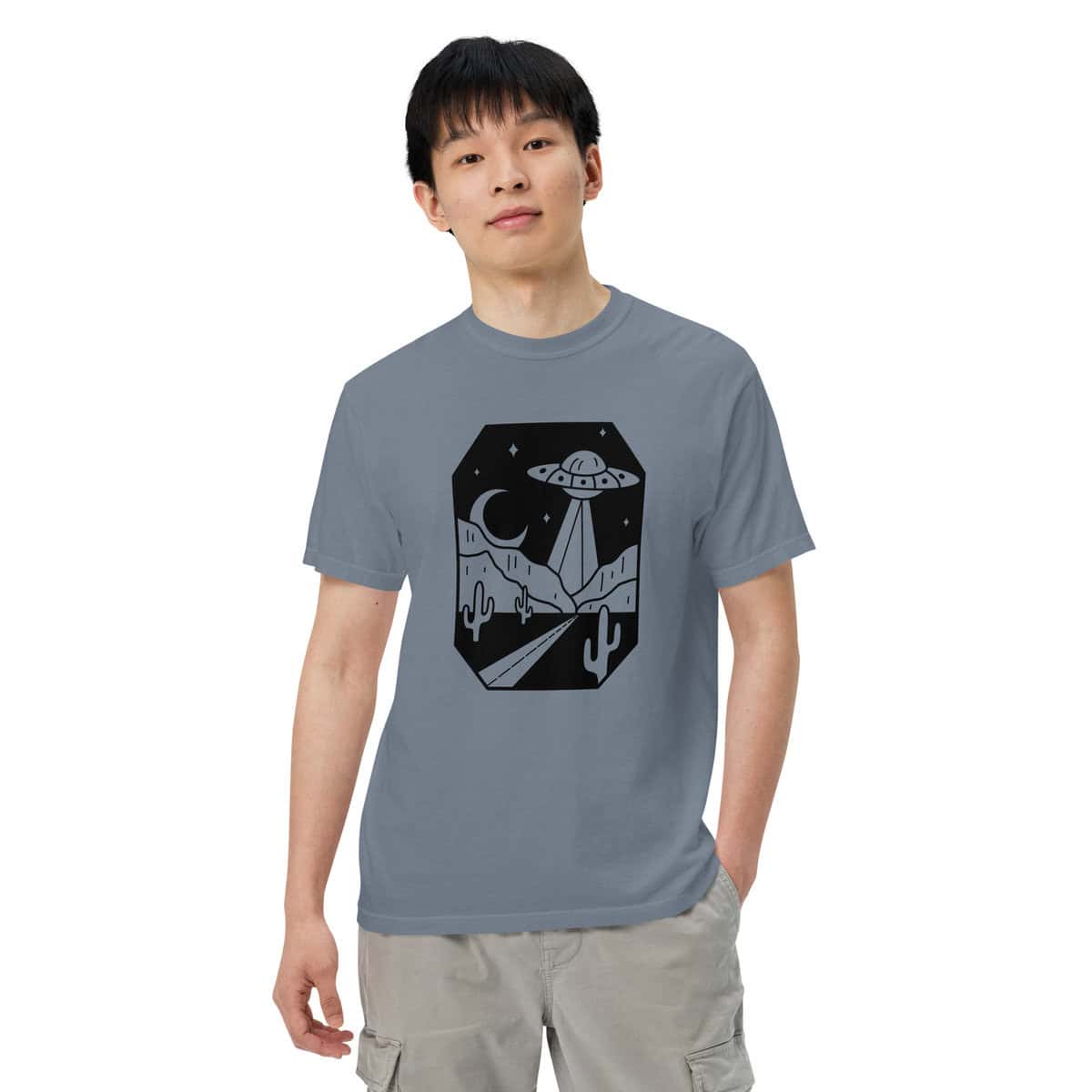 Desert UFO | Unisex garment-dyed heavyweight t-shirt