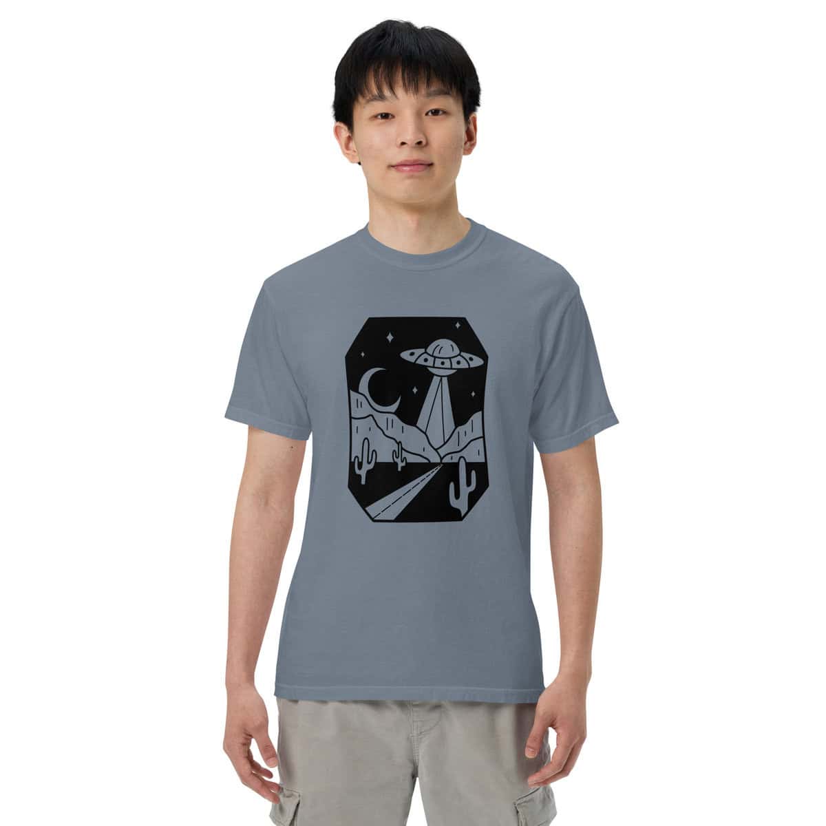 Desert UFO | Unisex garment-dyed heavyweight t-shirt