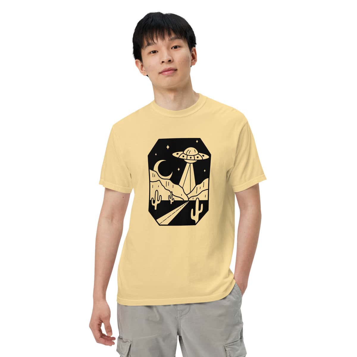 Desert UFO | Unisex garment-dyed heavyweight t-shirt