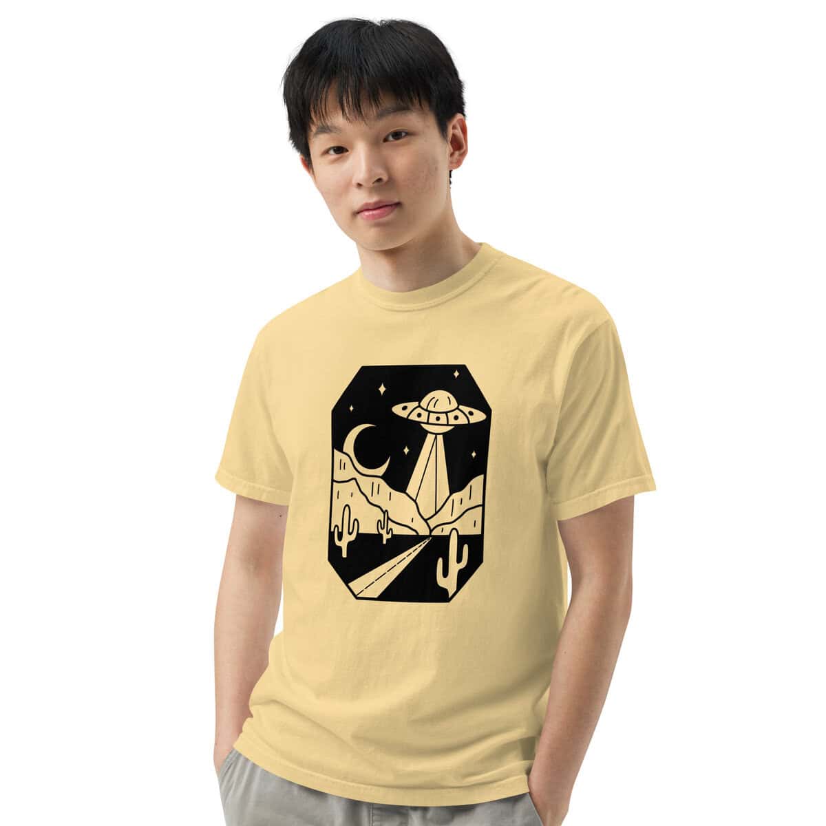 Desert UFO | Unisex garment-dyed heavyweight t-shirt