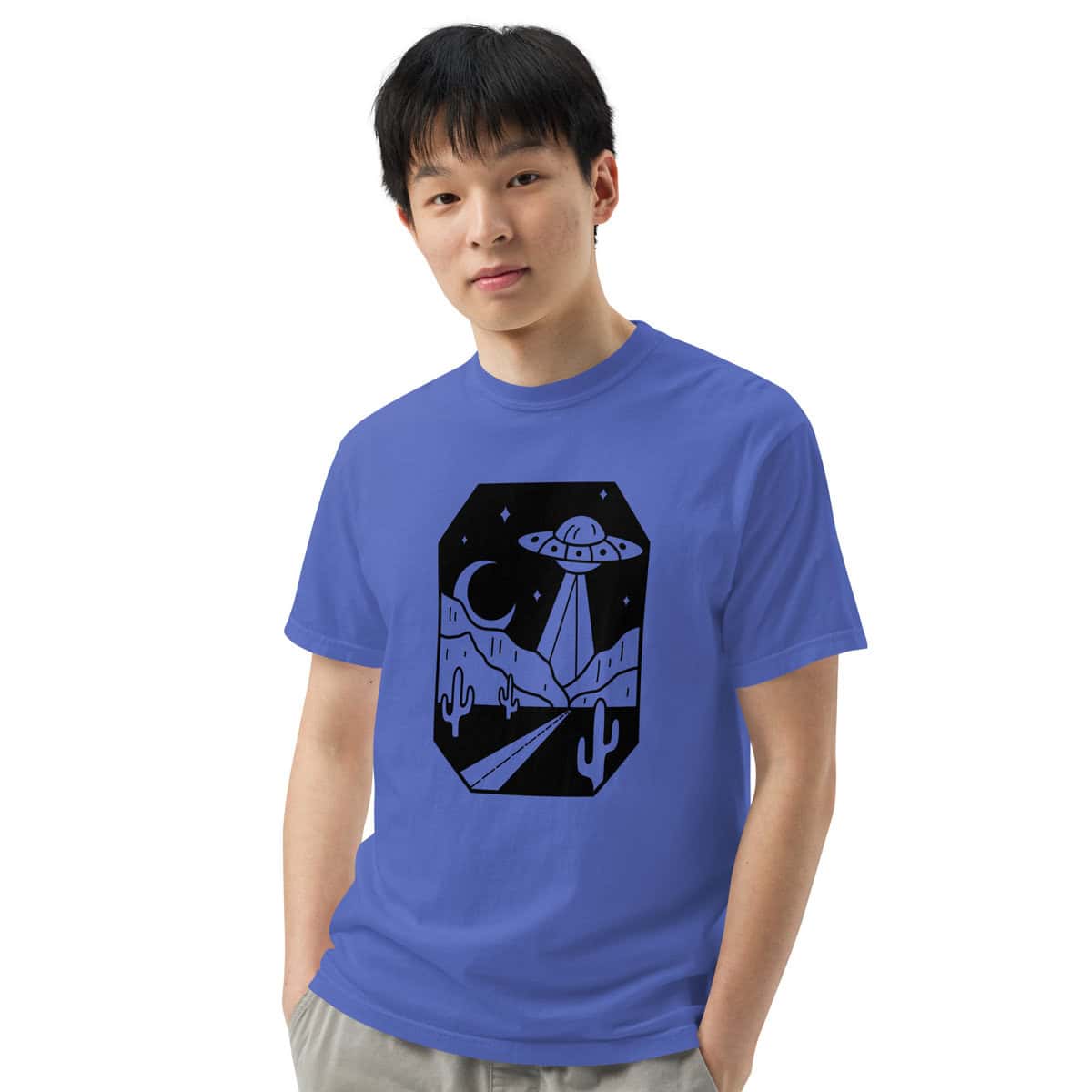 Desert UFO | Unisex garment-dyed heavyweight t-shirt