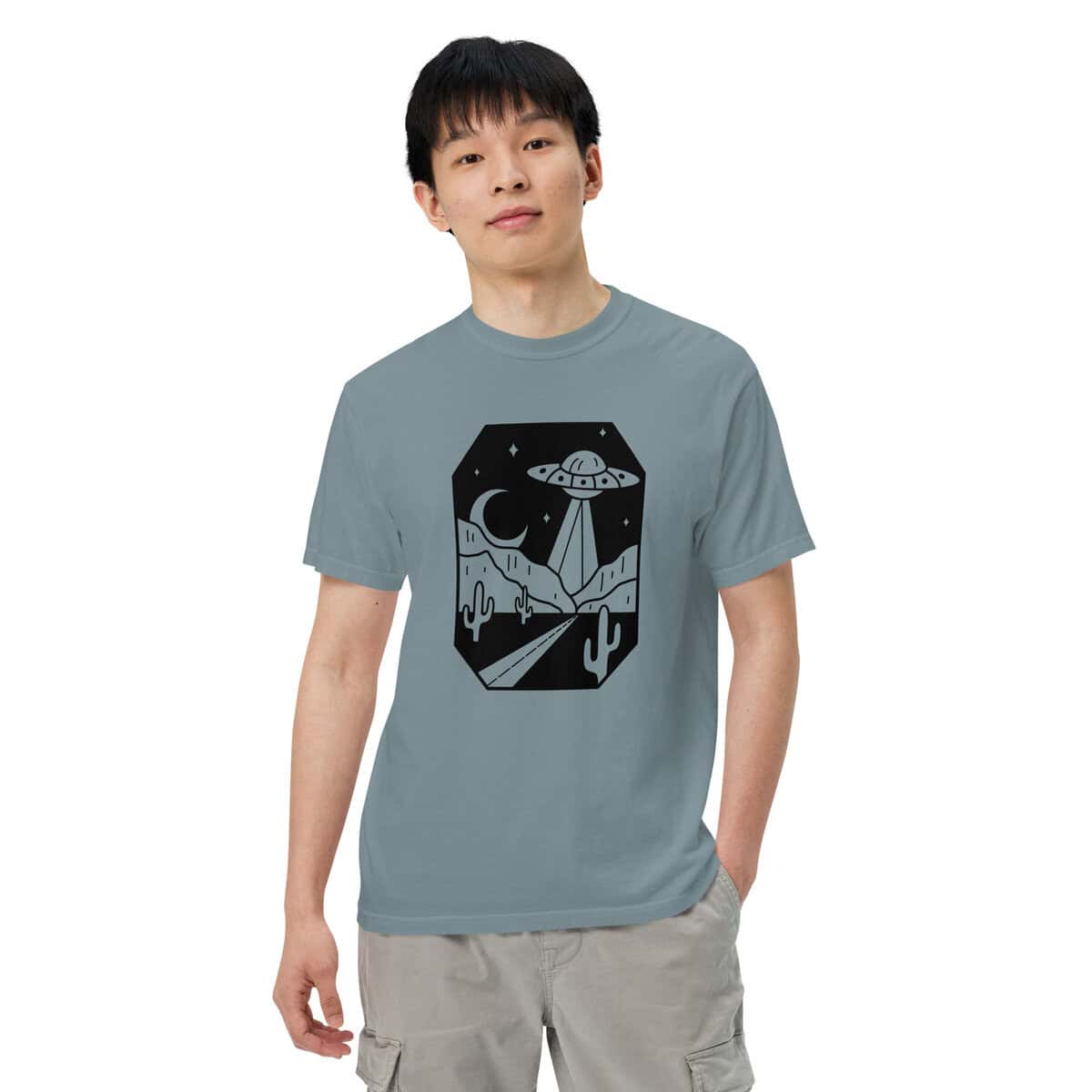 Desert UFO | Unisex garment-dyed heavyweight t-shirt