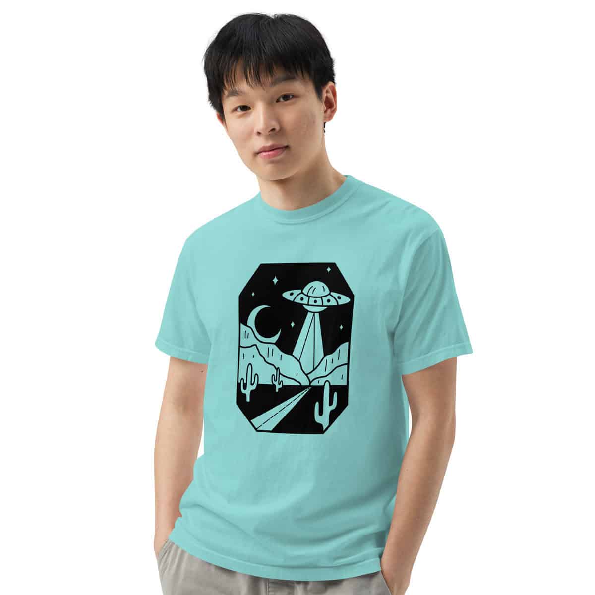 Desert UFO | Unisex garment-dyed heavyweight t-shirt