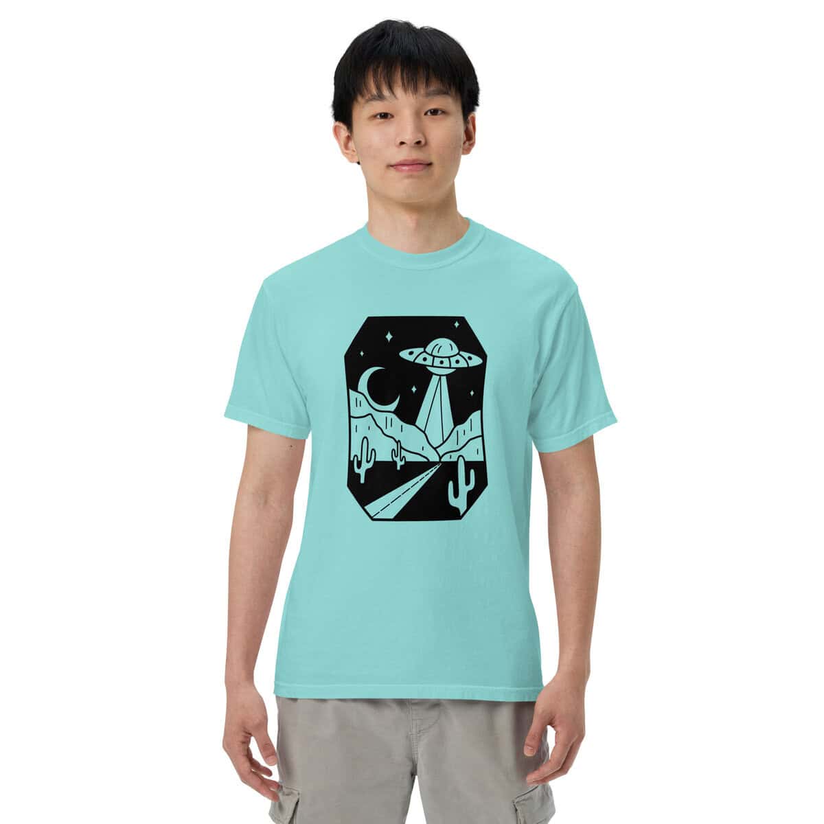 Desert UFO | Unisex garment-dyed heavyweight t-shirt