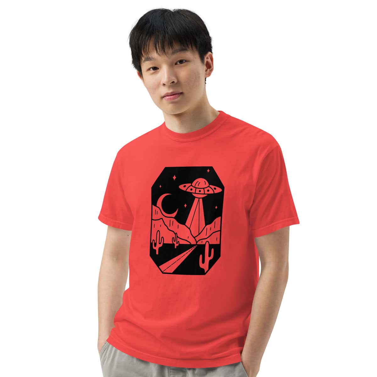 Desert UFO | Unisex garment-dyed heavyweight t-shirt