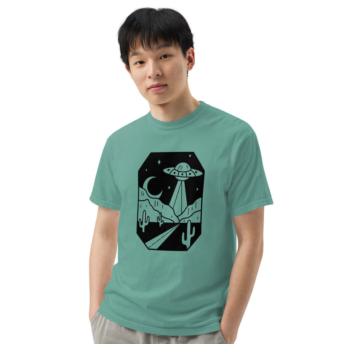 Desert UFO | Unisex garment-dyed heavyweight t-shirt
