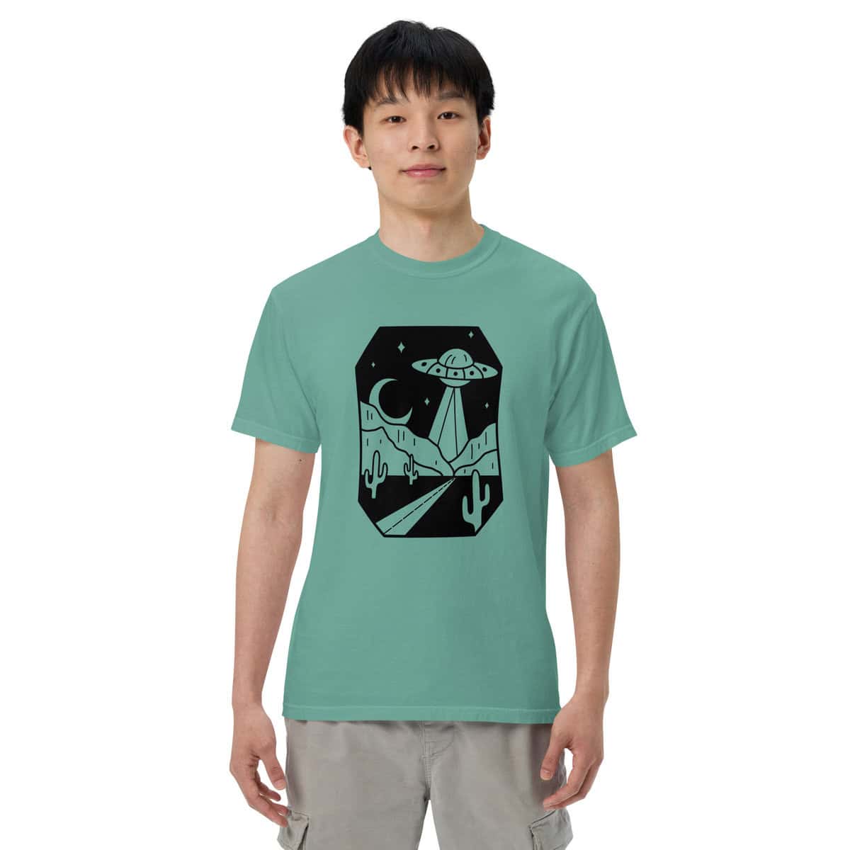 Desert UFO | Unisex garment-dyed heavyweight t-shirt