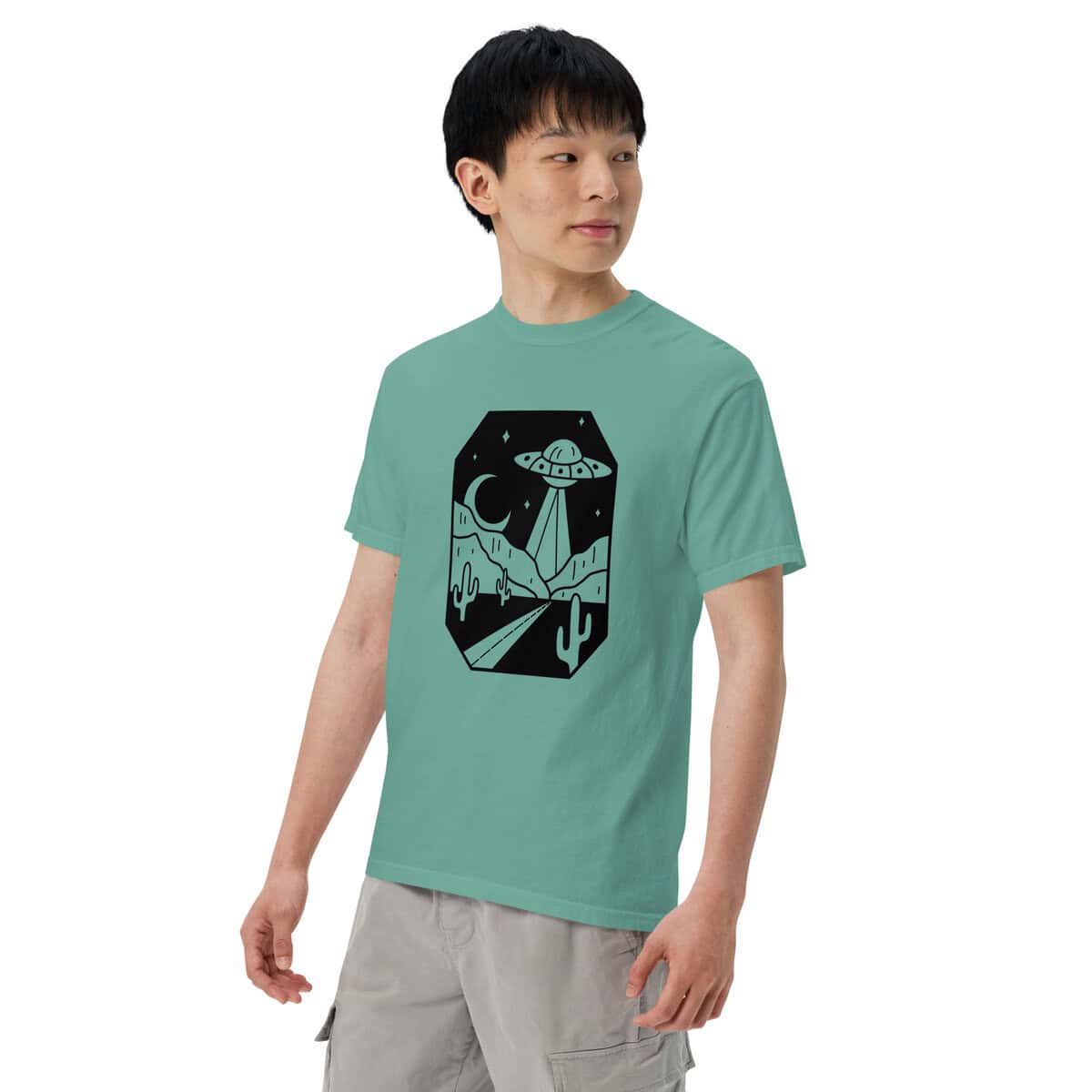 Desert UFO | Unisex garment-dyed heavyweight t-shirt