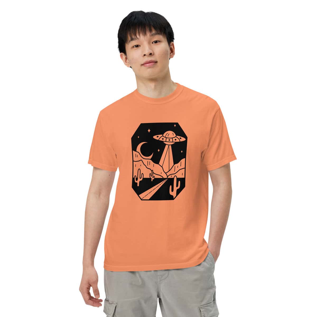 Desert UFO | Unisex garment-dyed heavyweight t-shirt