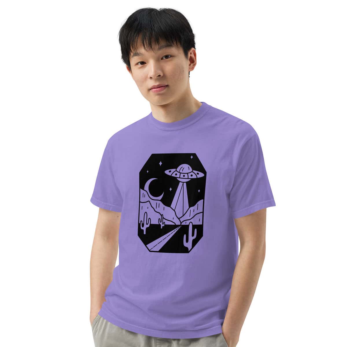 Desert UFO | Unisex garment-dyed heavyweight t-shirt