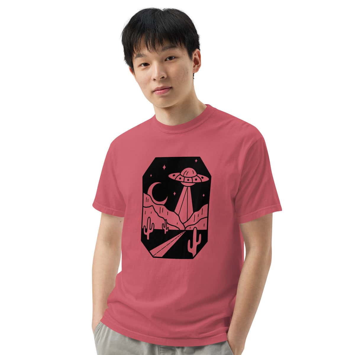 Desert UFO | Unisex garment-dyed heavyweight t-shirt