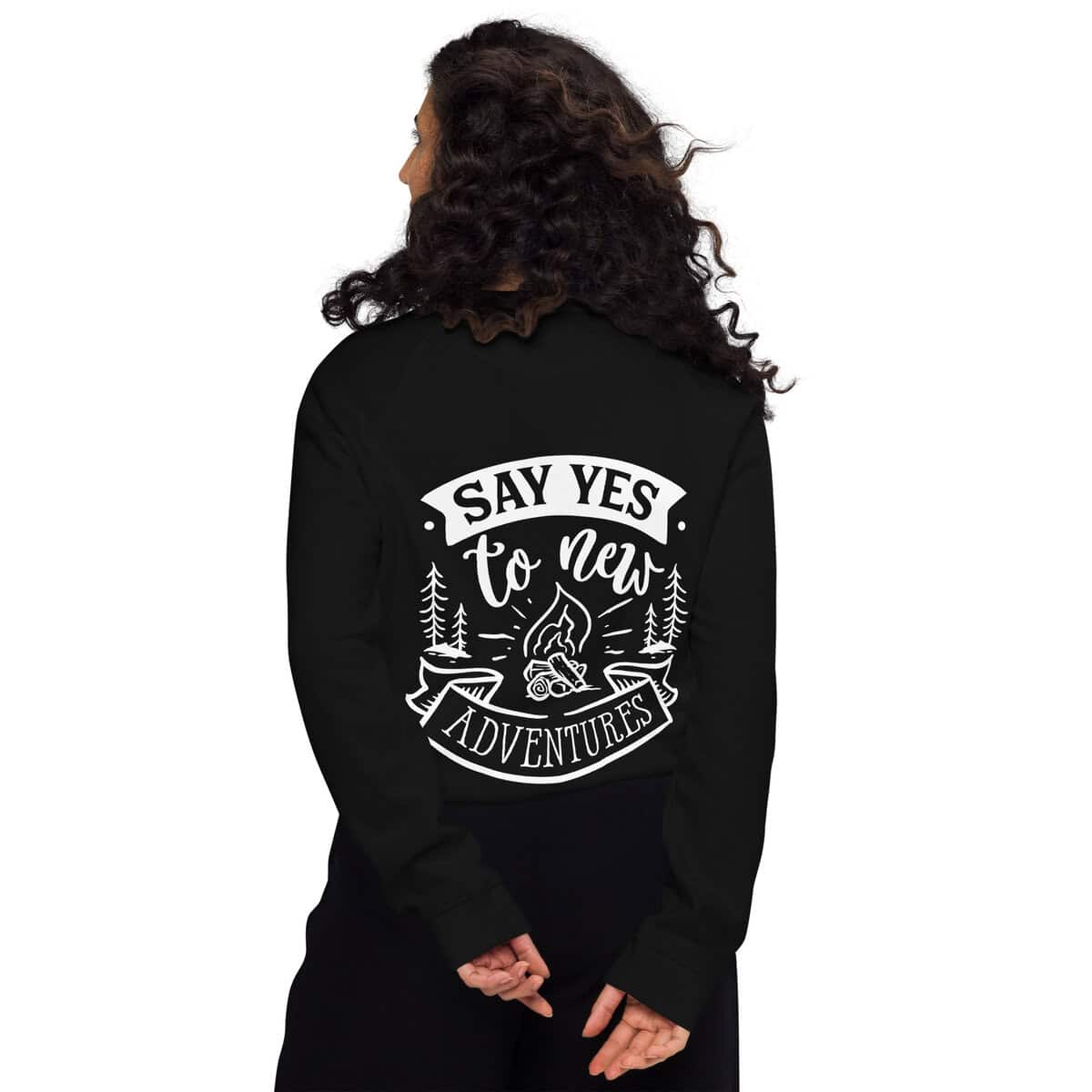 Adventure Awaits | Unisex organic raglan sweatshirt