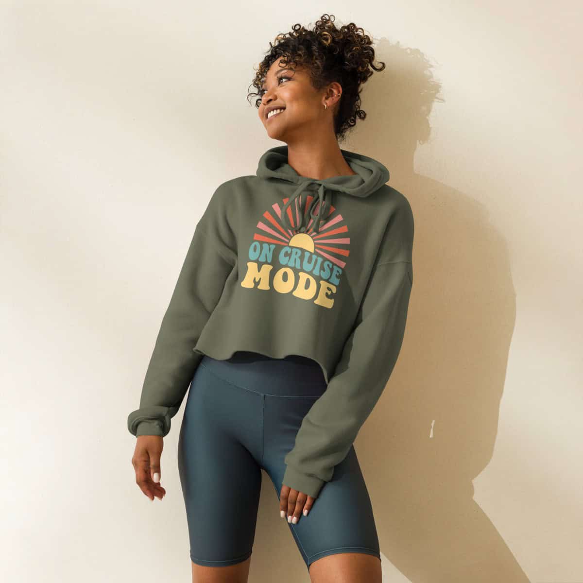 On Cruise Mode | Crop Hoodie