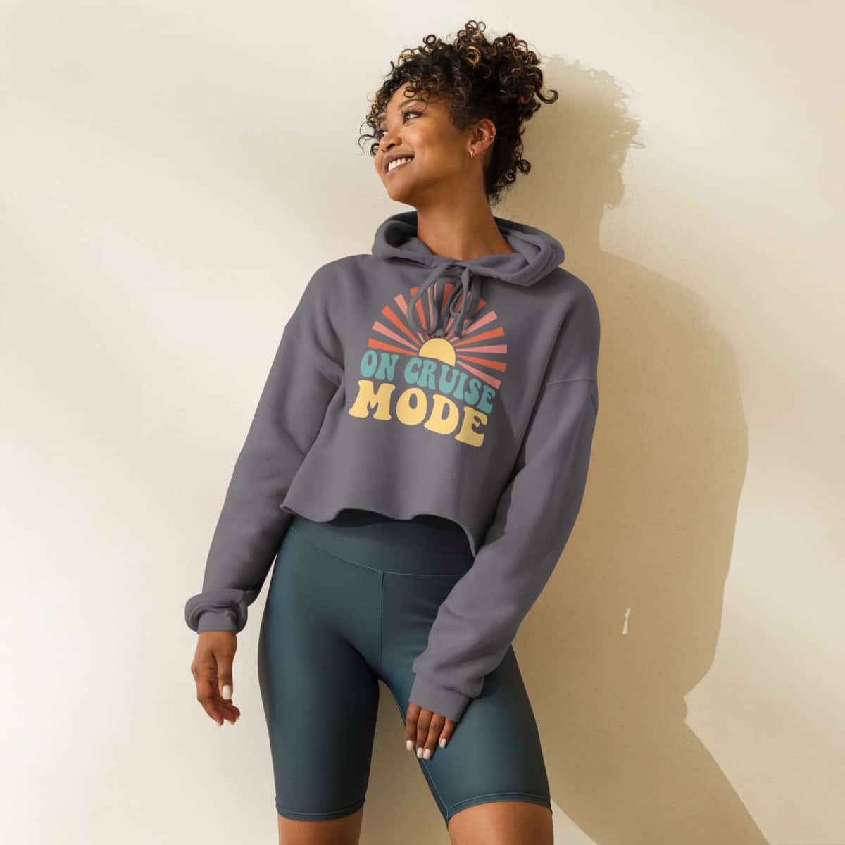On Cruise Mode | Crop Hoodie