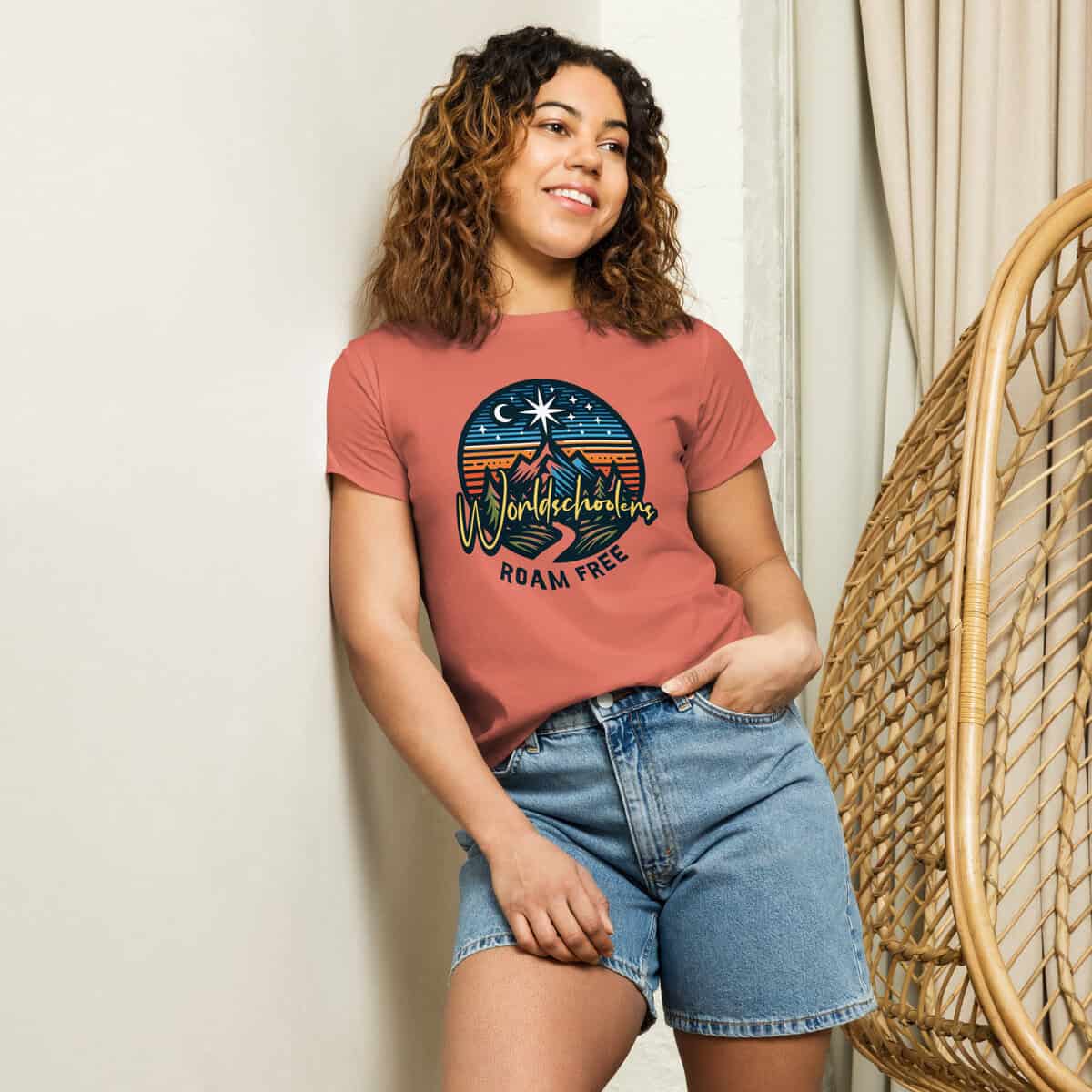 Worldschooling | Women’s high-waisted t-shirt