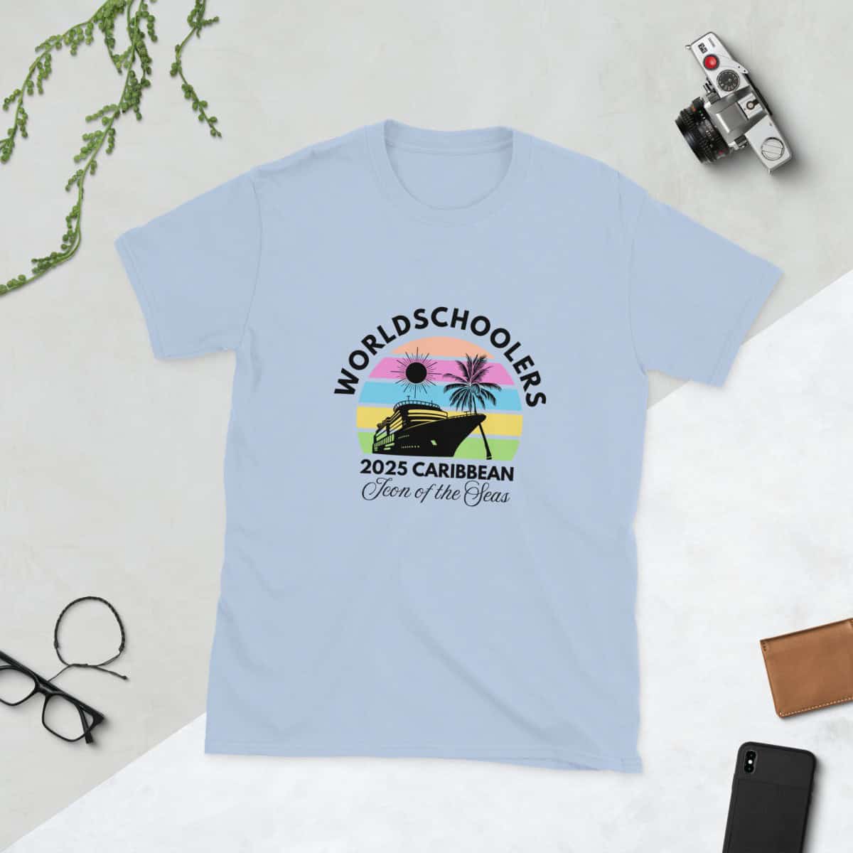 Icon of the Seas 2025 | Black Font | Unisex T-Shirt