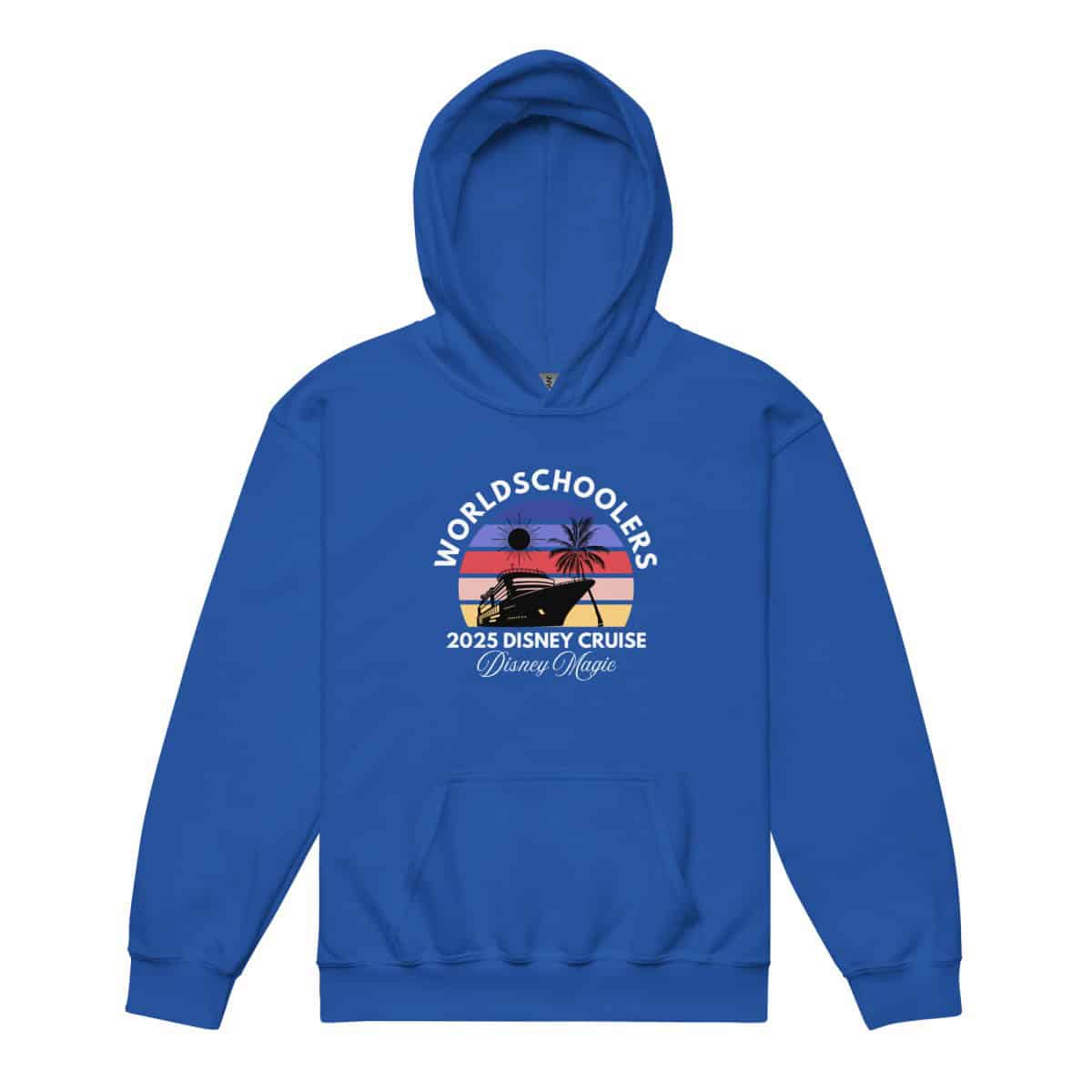 Disney Magic 2025 | White Font | Youth hoodie