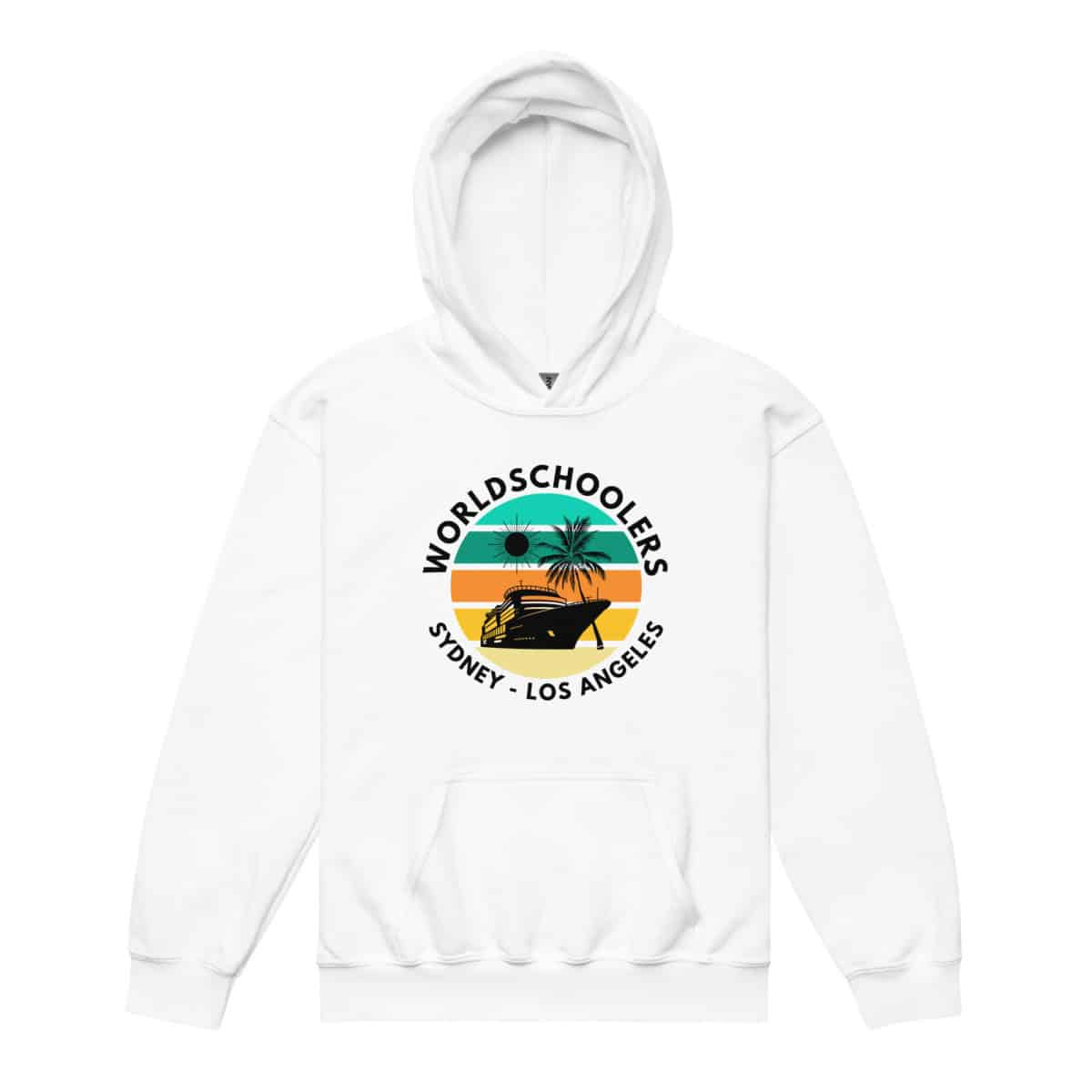 Royal Princess Transpacific | Black Font | Youth heavy blend hoodie