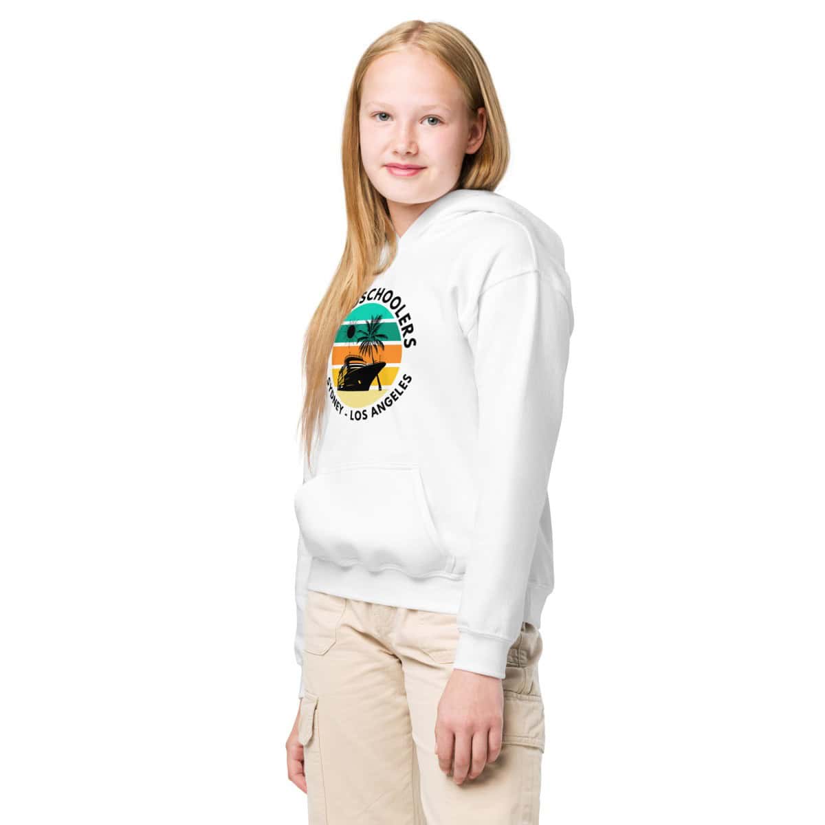 Royal Princess Transpacific | Black Font | Youth heavy blend hoodie