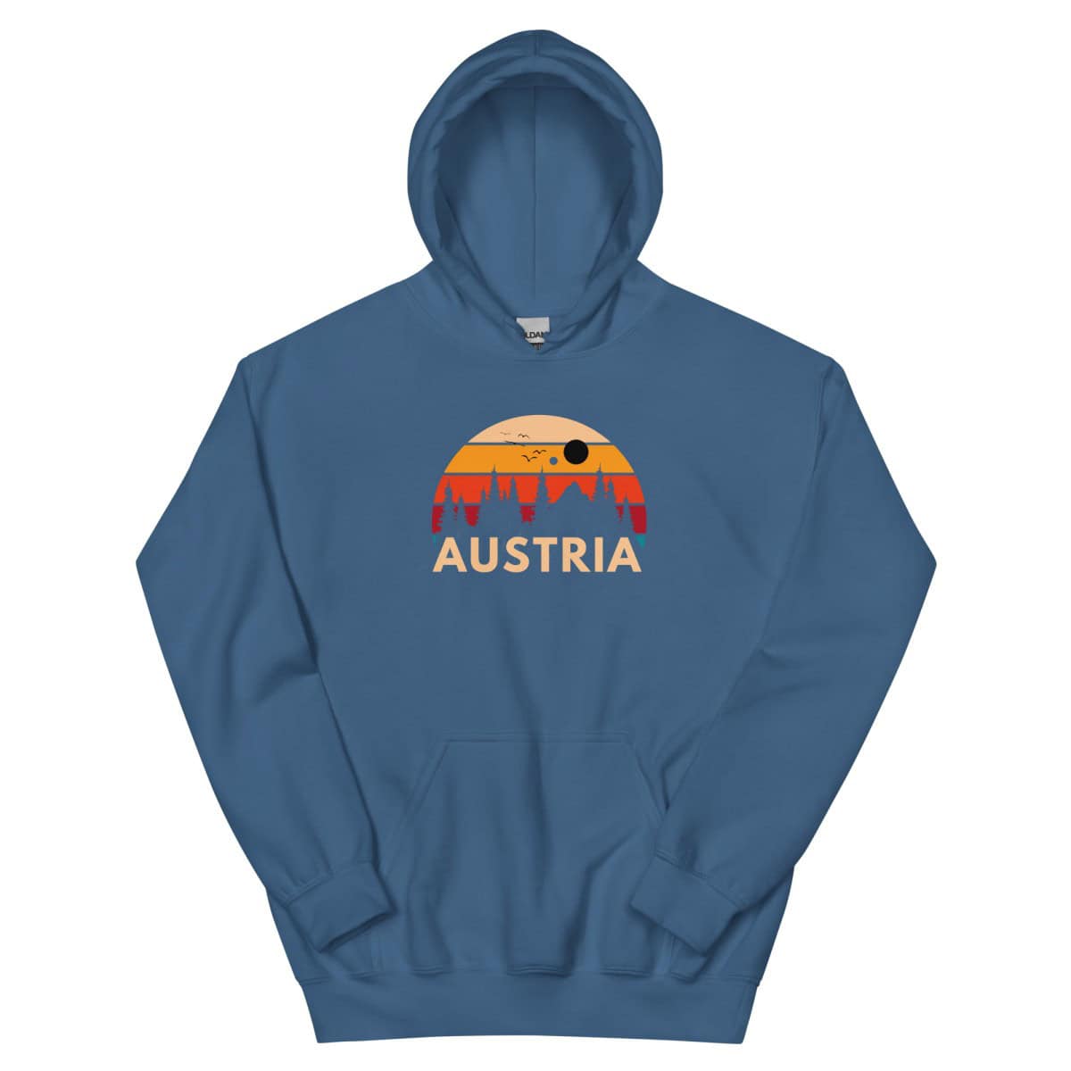Austria 2026 | Forest and birds logo | Unisex Hoodie