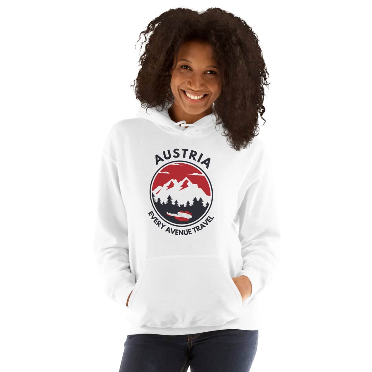 Austria 2026 | Mountain logo | Unisex Hoodie