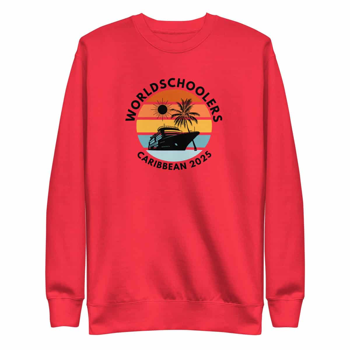 Caribbean 2025 | Black Font | Unisex Premium Sweatshirt