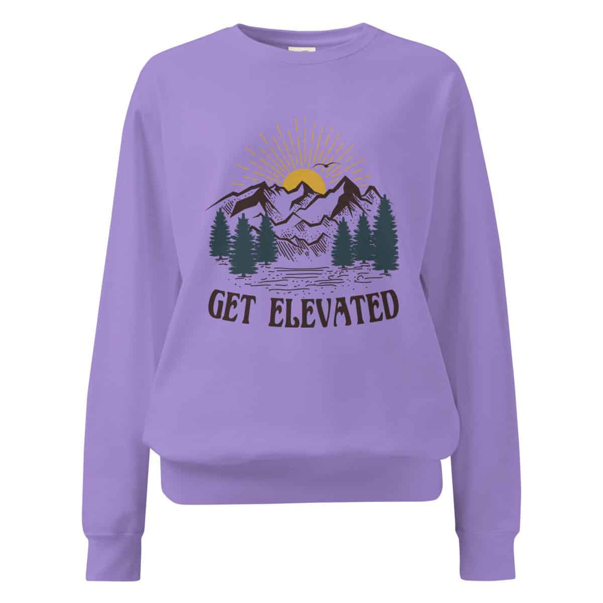Get Elevated | Unisex garment-dyed sweatshirt