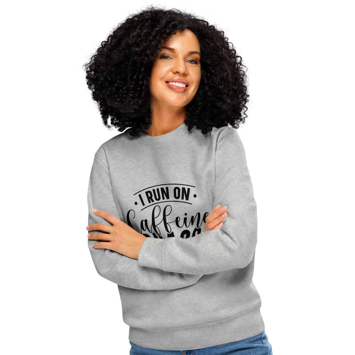 Caffeine Chaos Cuss Words | Unisex organic mid-weight sweatshirt