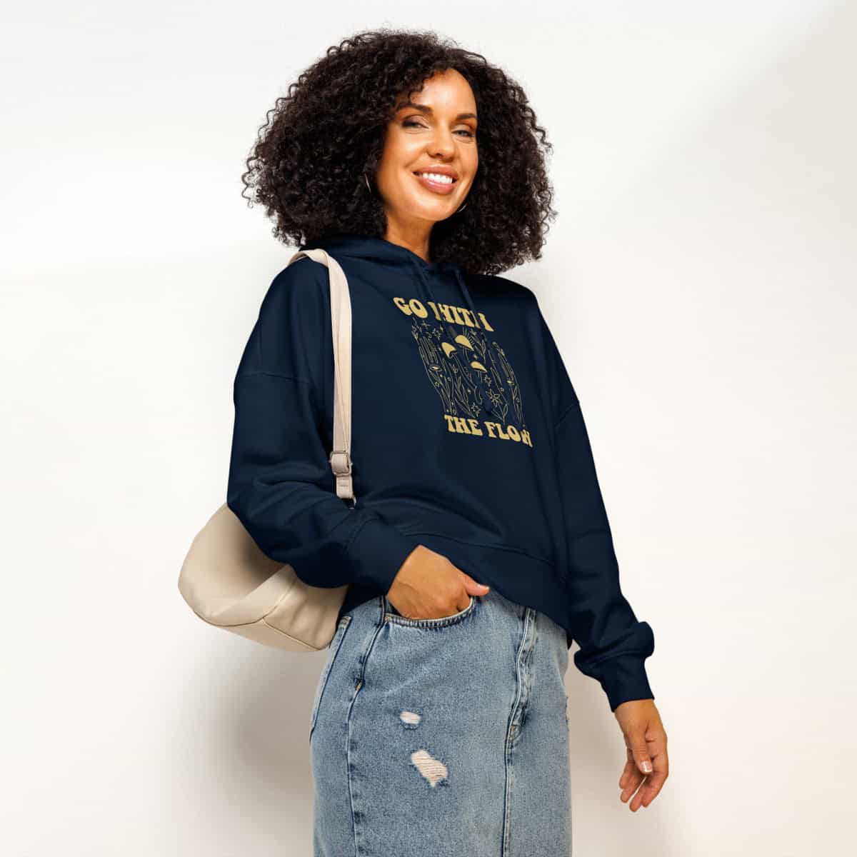 Go With the Flow | Women’s organic mid-weight hoodie