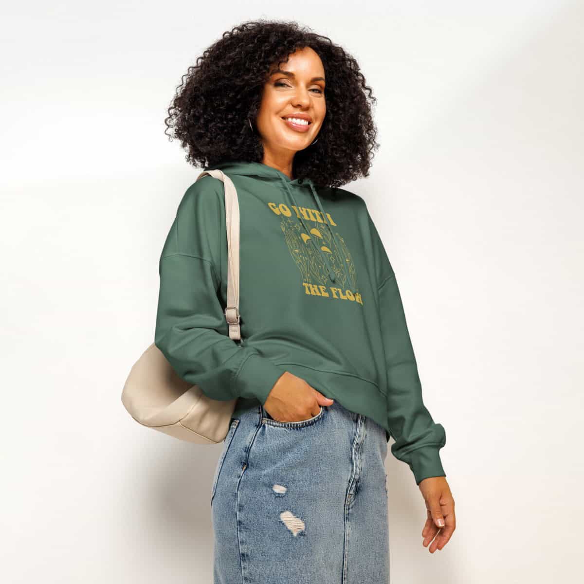 Go With the Flow | Women’s organic mid-weight hoodie