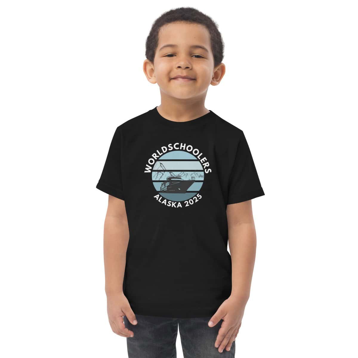 Toddler jersey t-shirt | White font | Alaska