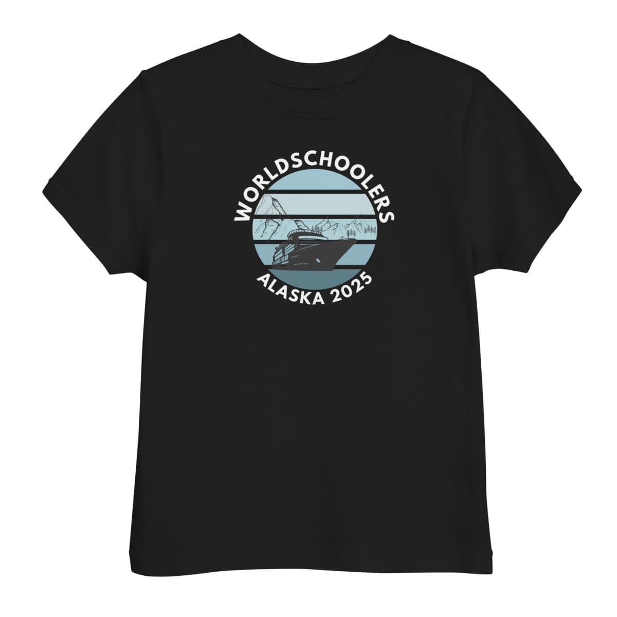 Toddler jersey t-shirt | White font | Alaska