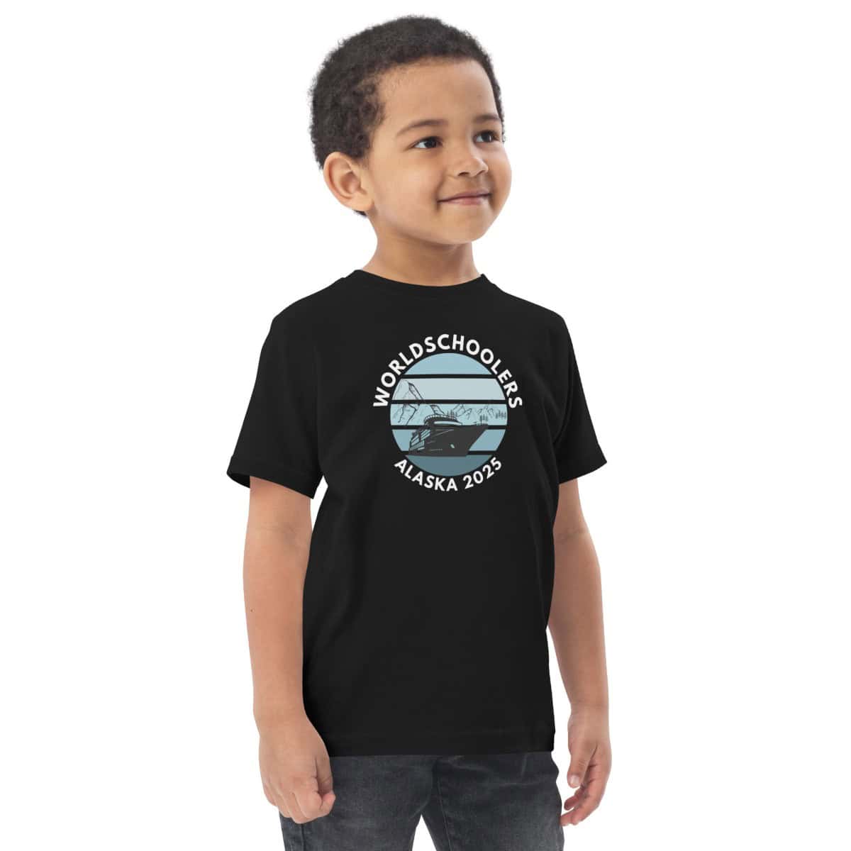 Toddler jersey t-shirt | White font | Alaska