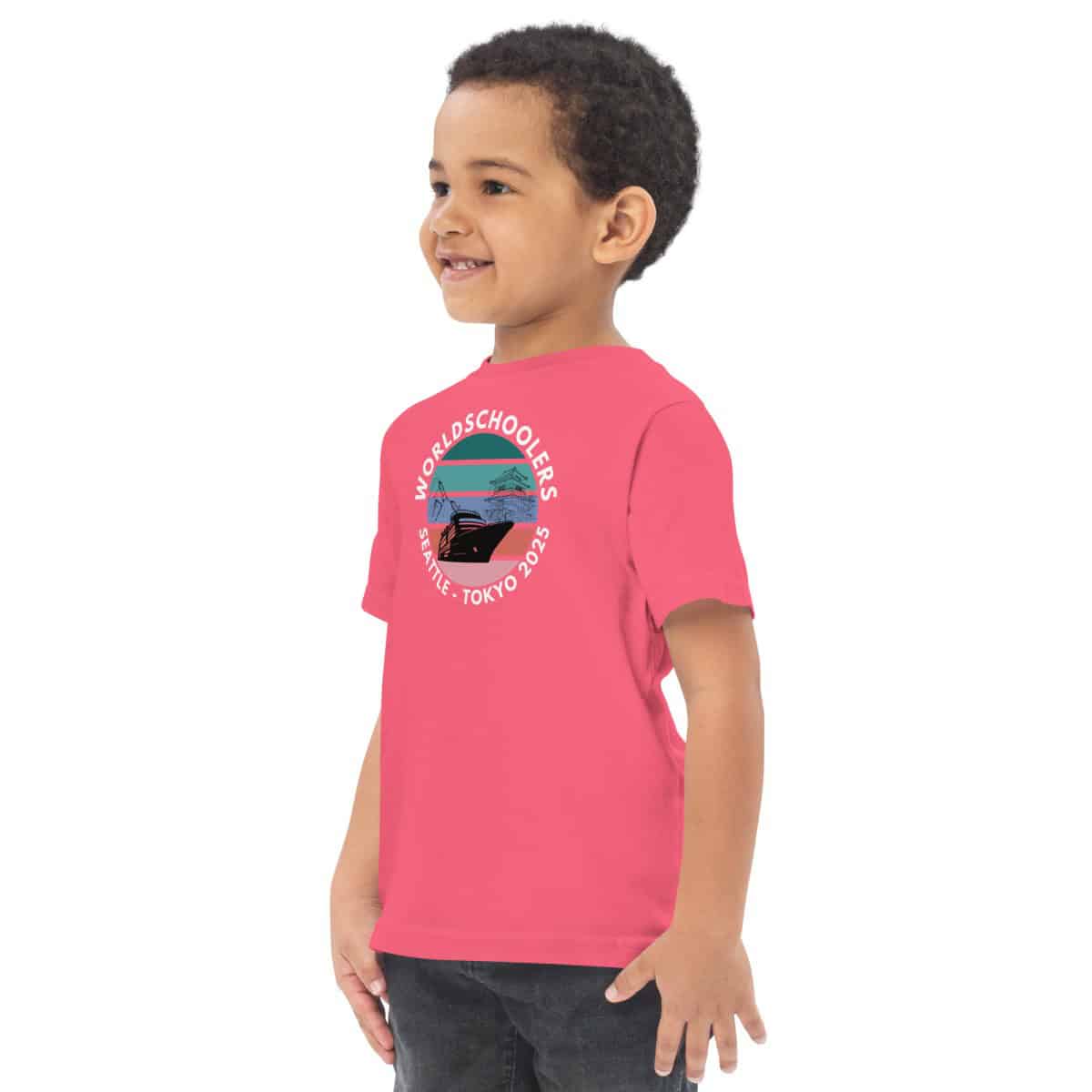 Toddler jersey t-shirt  | White font | Seattle-Tokyo