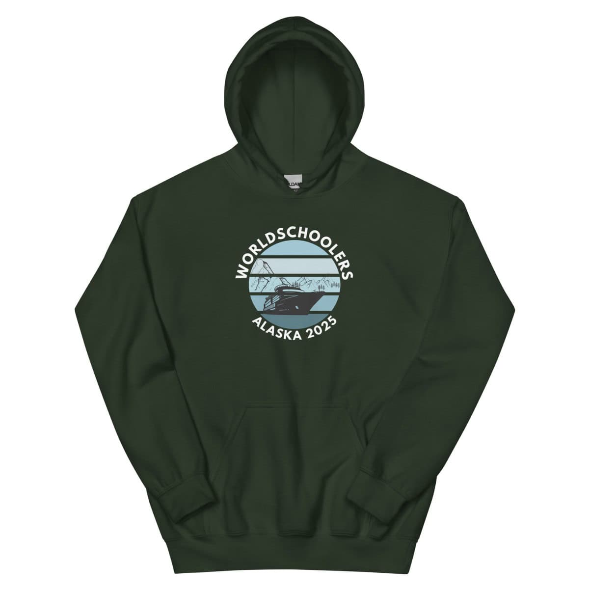 Unisex Hoodie | White Font | Alaska