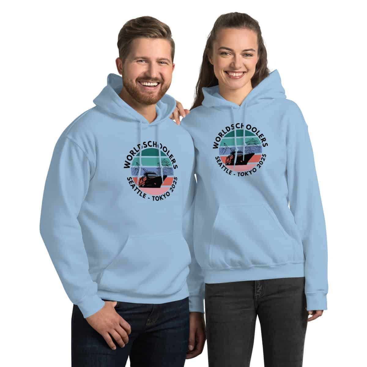 Unisex Hoodie | Black font | Seattle-Tokyo