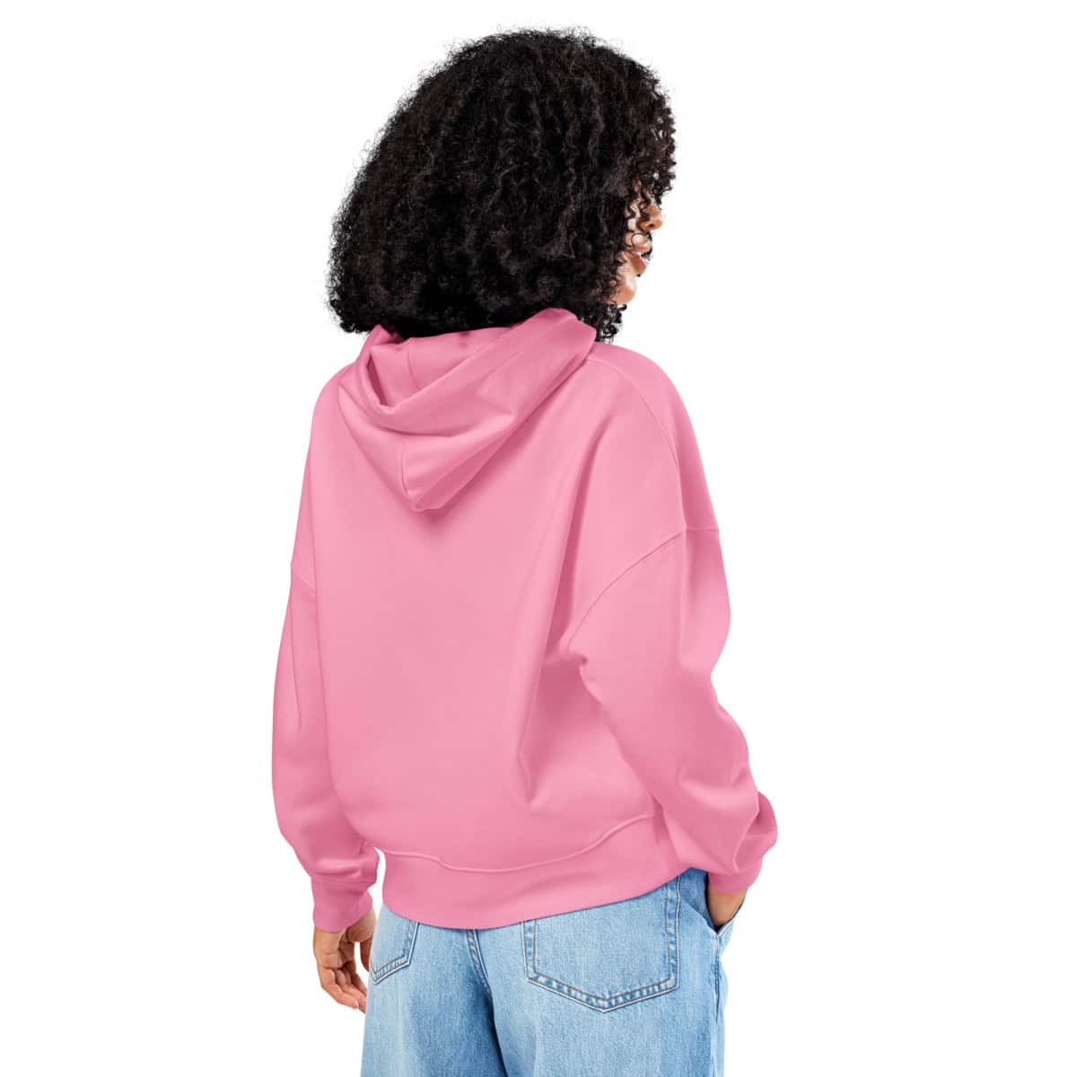 Women’s organic mid-weight hoodie | Black Font | Alaska