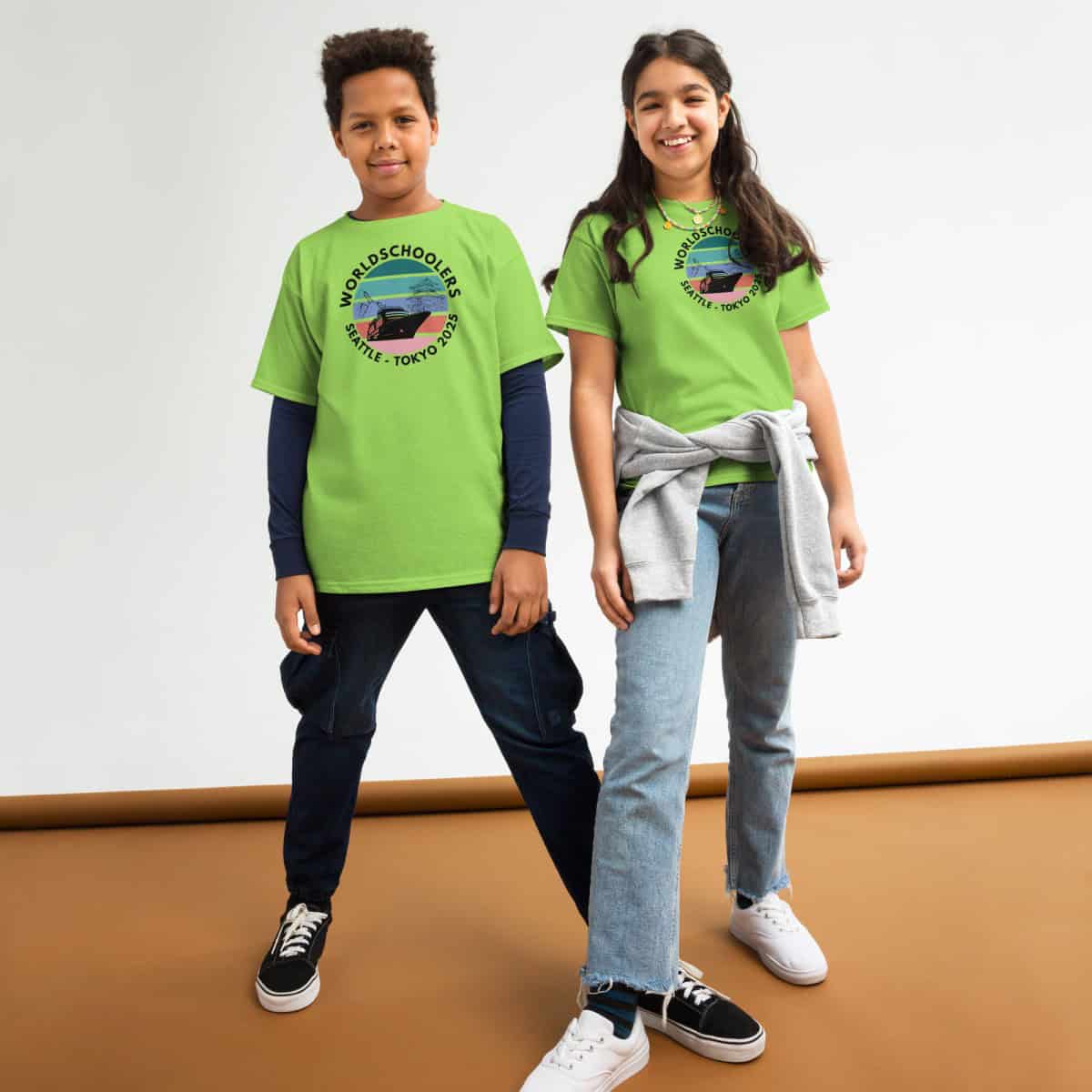Youth classic tee | Black font | Seattle-Tokyo