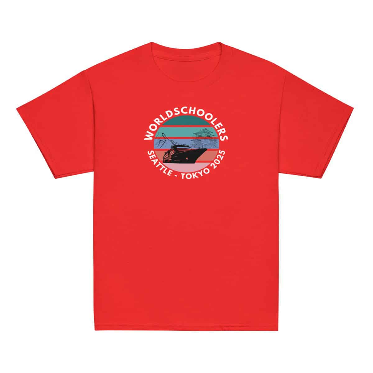 Youth classic tee | White font | Seattle-Tokyo