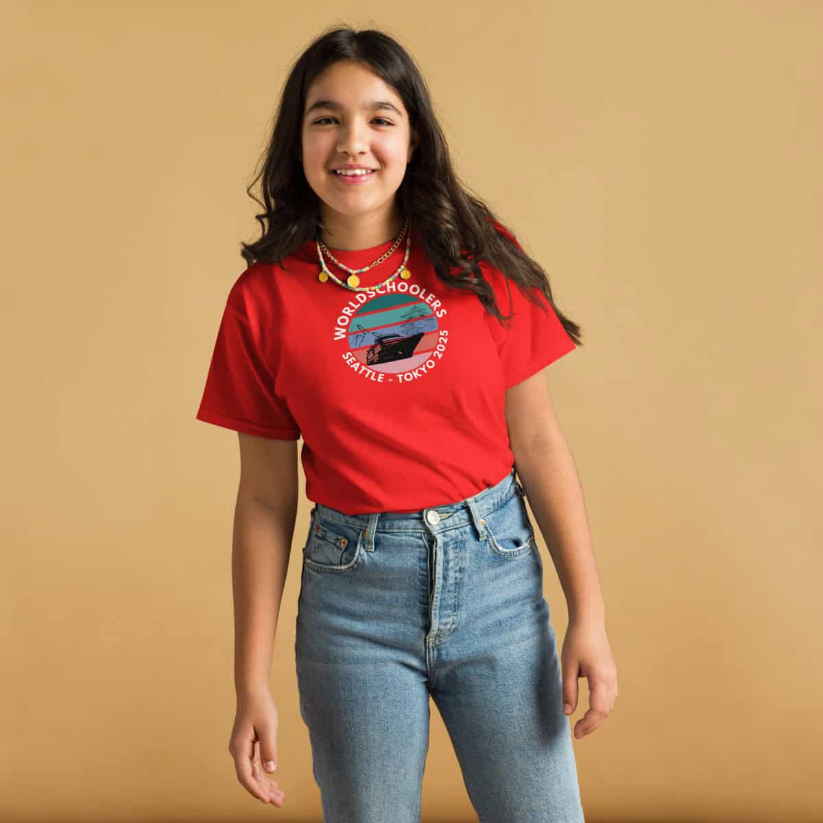 Youth classic tee | White font | Seattle-Tokyo