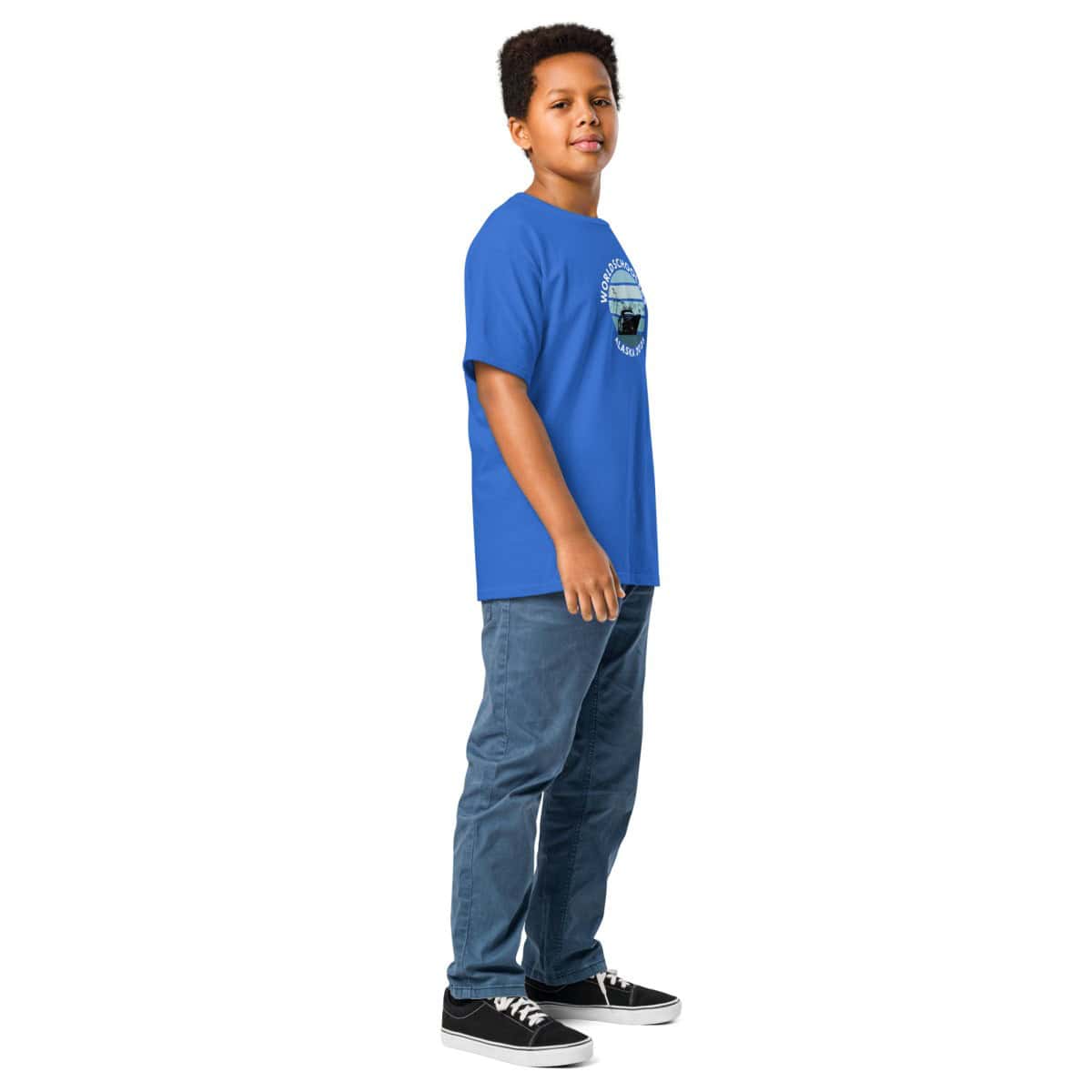 Youth classic tee | White Font | Alaska
