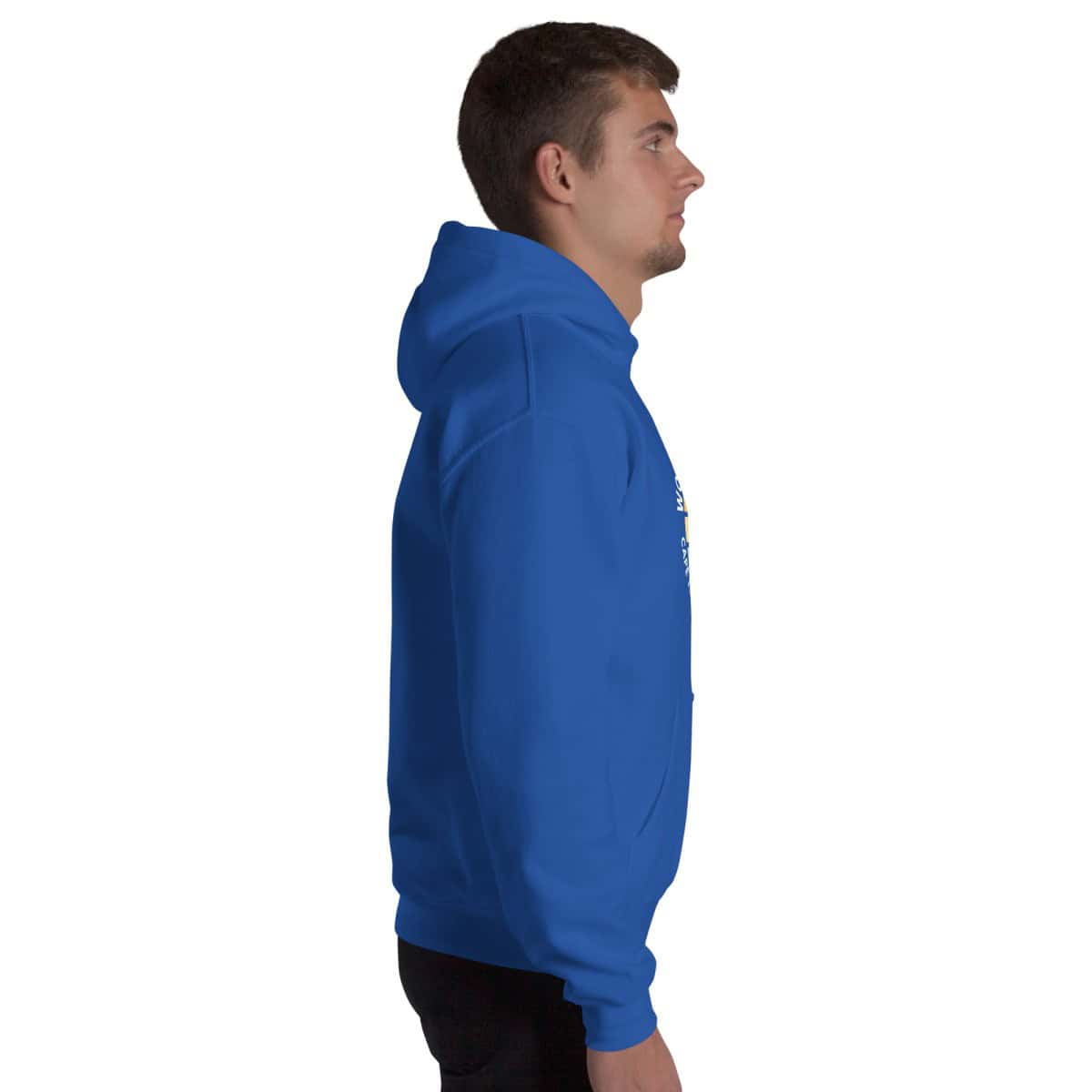 Unisex Hoodie | White Font | Cape Town - Singapore 2025