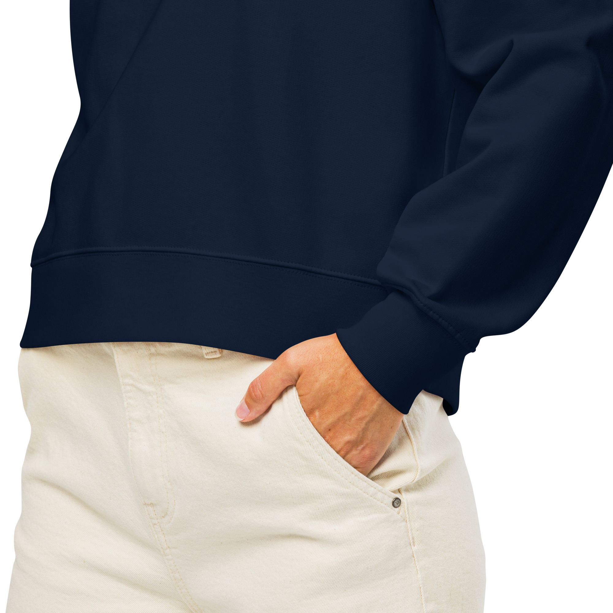 Women’s Organic Sweatshirt | White Font | Panama Holiday Cruise 2025