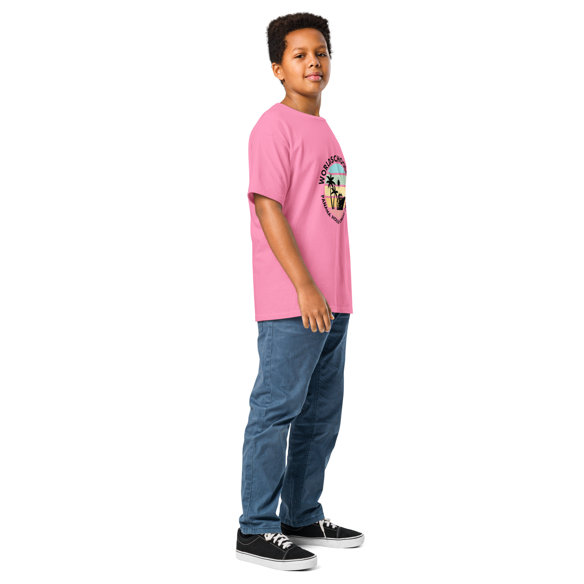 Youth Classic Tee | Black Font | Panama Holiday Cruise 2025